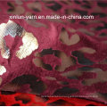 100%Polyester Embossed Flocking Knitted Fabric for Sofa